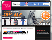 Tablet Screenshot of muotiblogi.fi